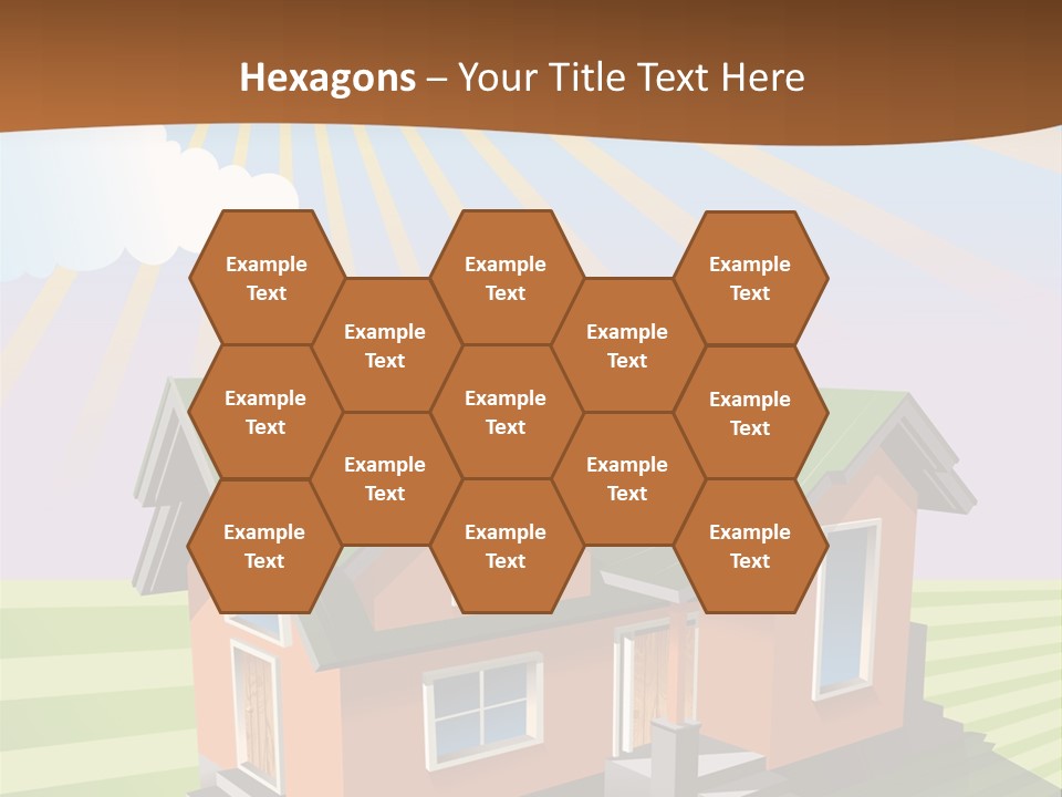 Construction Drawing Model PowerPoint Template