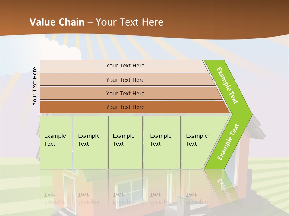Construction Drawing Model PowerPoint Template