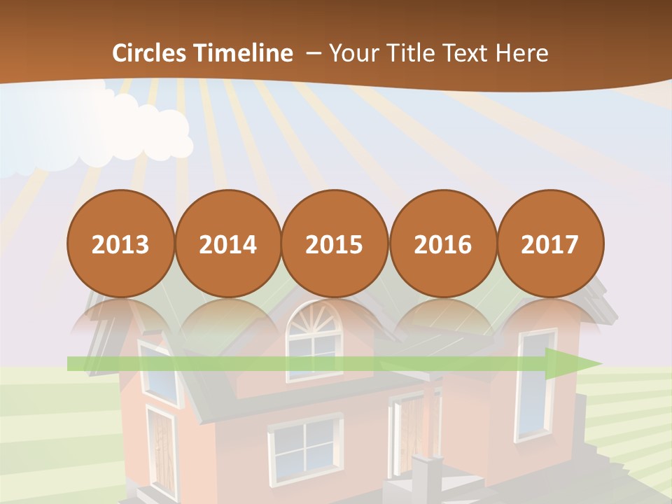 Construction Drawing Model PowerPoint Template