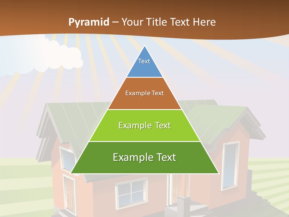 Construction Drawing Model PowerPoint Template