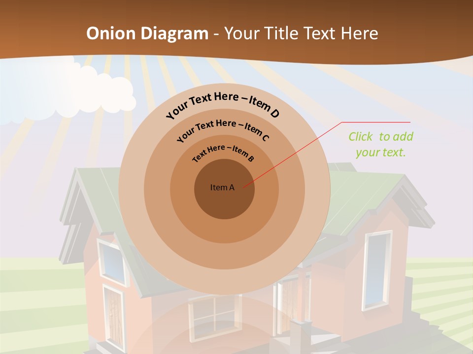 Construction Drawing Model PowerPoint Template