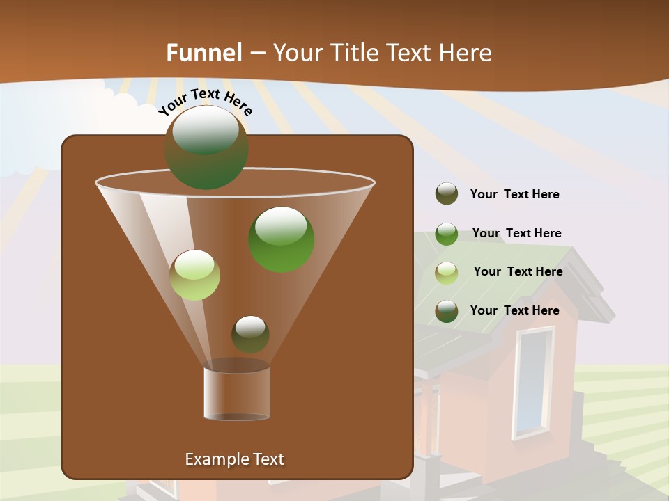 Construction Drawing Model PowerPoint Template