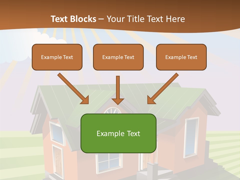 Construction Drawing Model PowerPoint Template