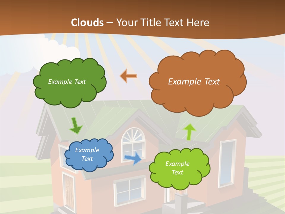 Construction Drawing Model PowerPoint Template