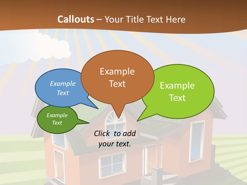 Construction Drawing Model PowerPoint Template