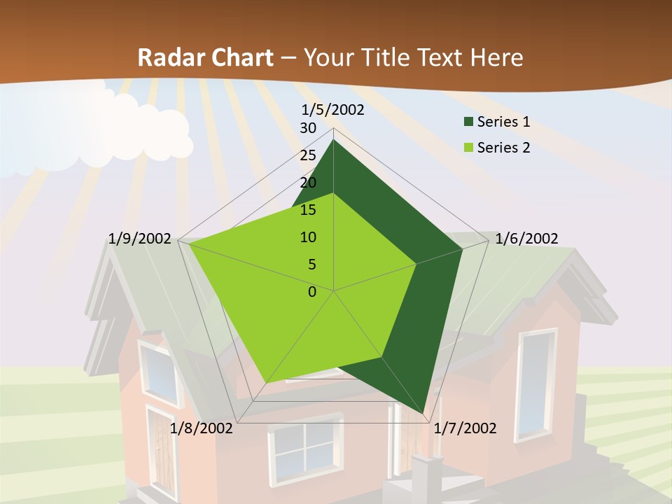 Construction Drawing Model PowerPoint Template