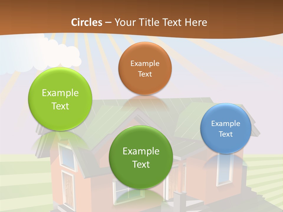 Construction Drawing Model PowerPoint Template