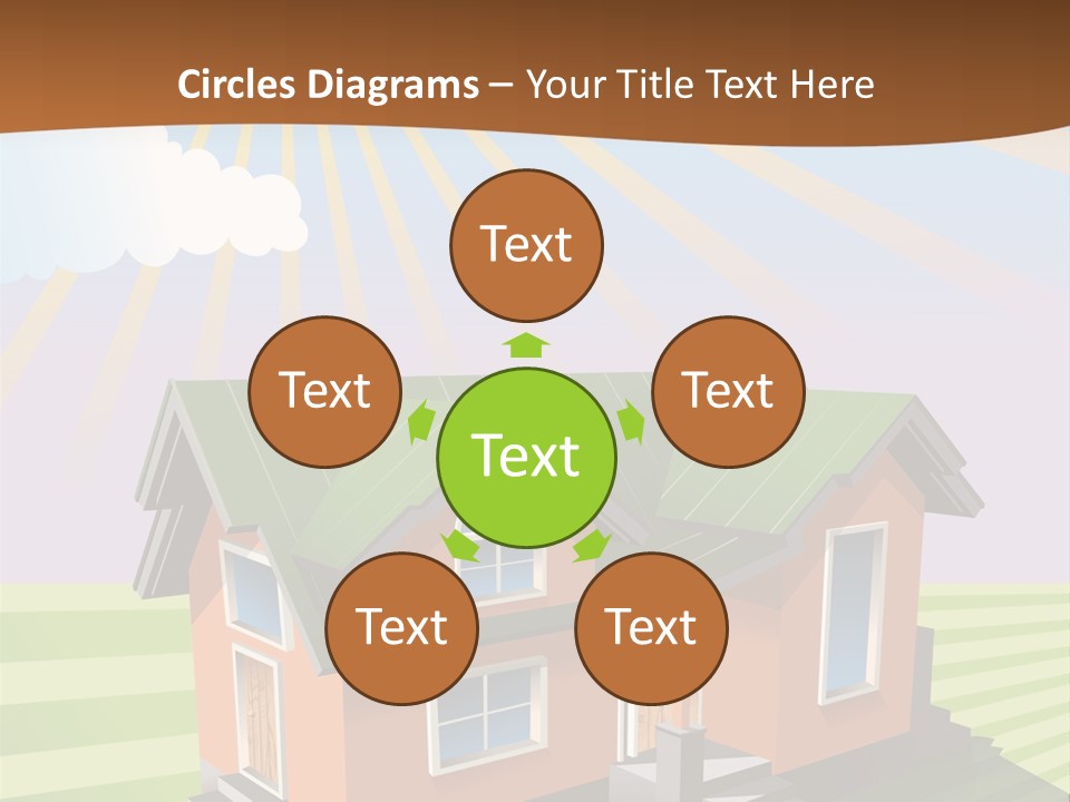 Construction Drawing Model PowerPoint Template