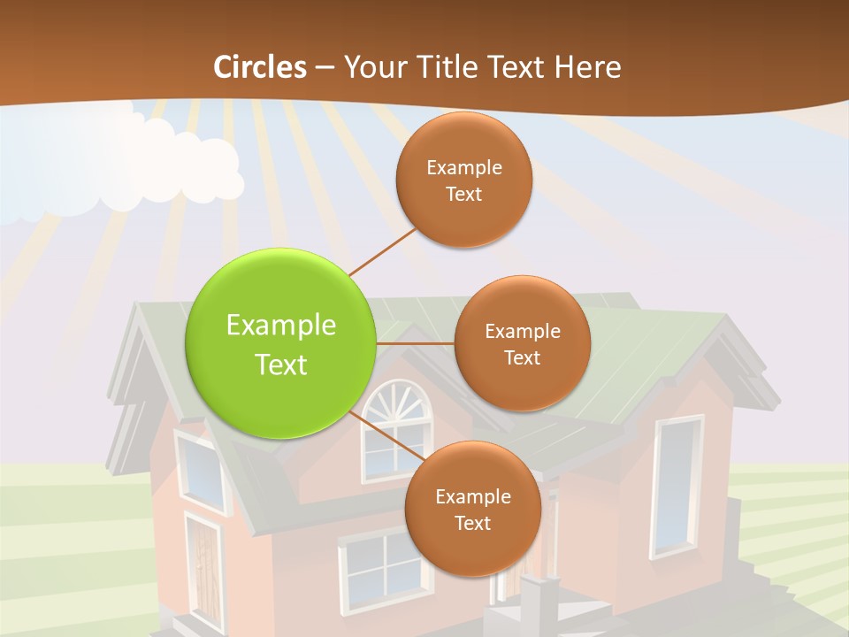 Construction Drawing Model PowerPoint Template