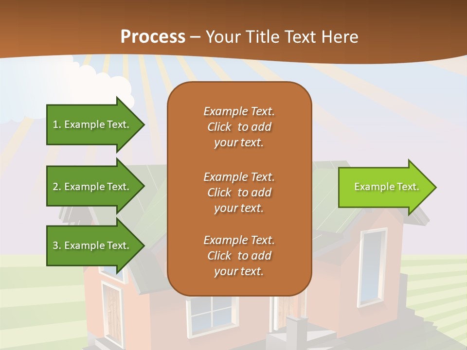 Construction Drawing Model PowerPoint Template
