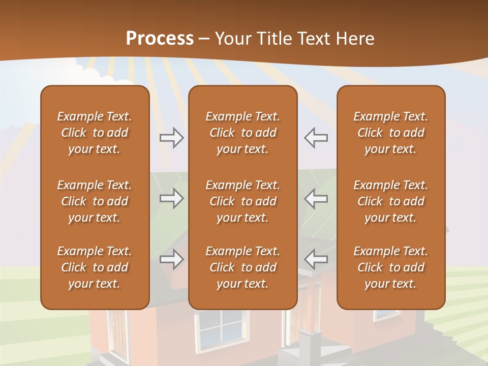 Construction Drawing Model PowerPoint Template