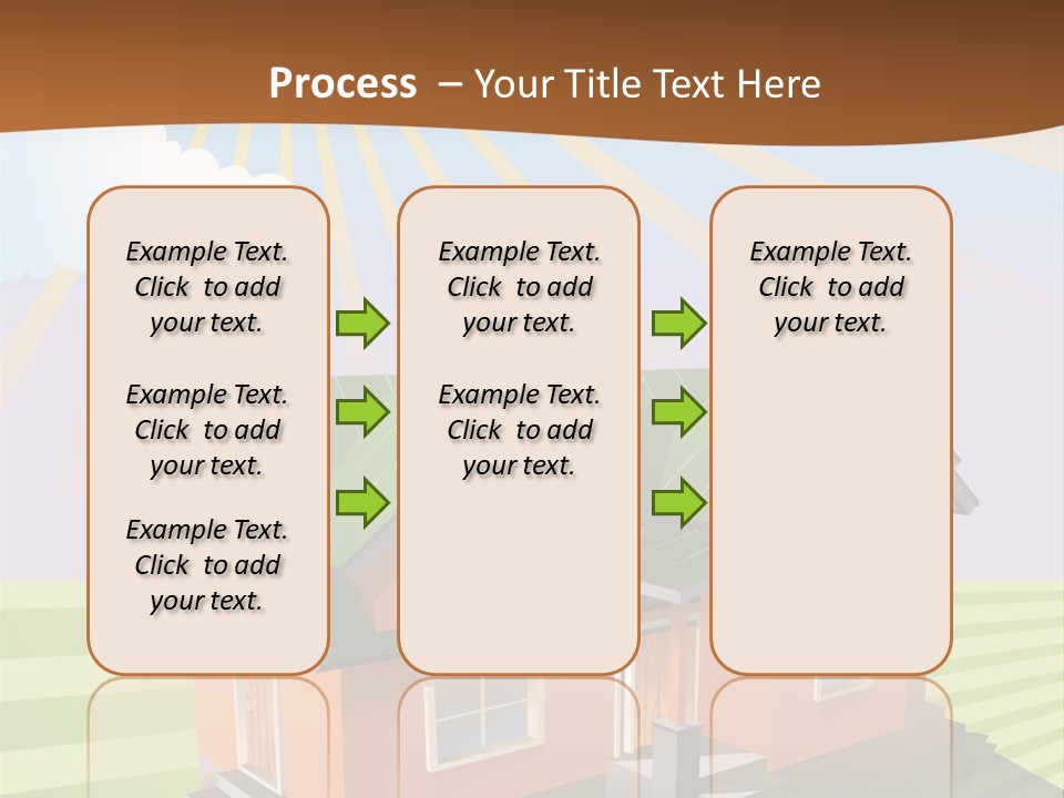 Construction Drawing Model PowerPoint Template