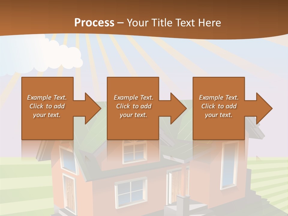 Construction Drawing Model PowerPoint Template