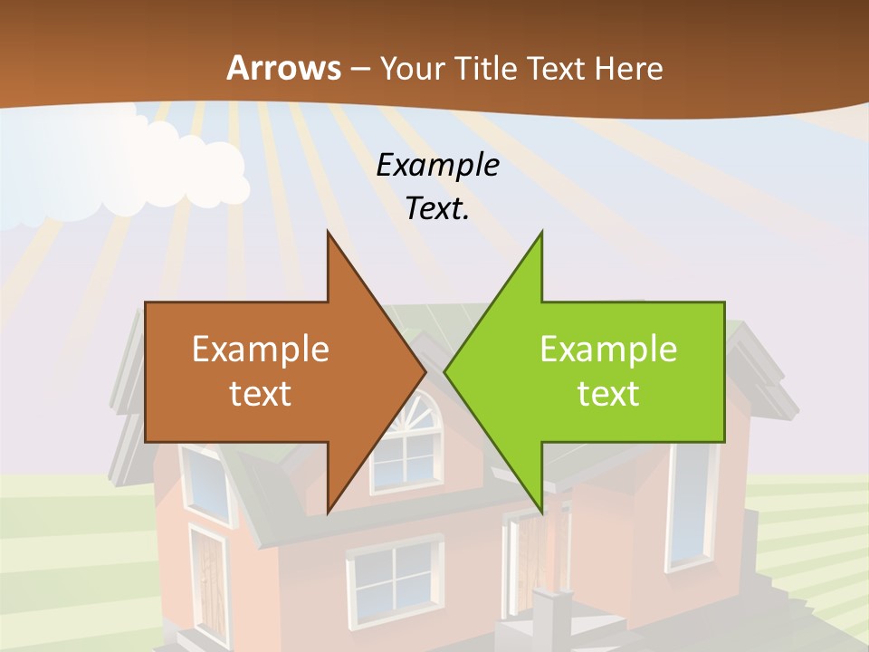 Construction Drawing Model PowerPoint Template