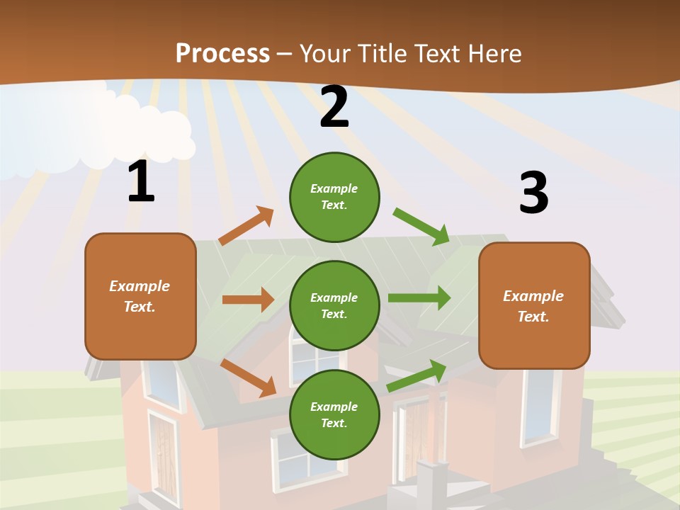 Construction Drawing Model PowerPoint Template