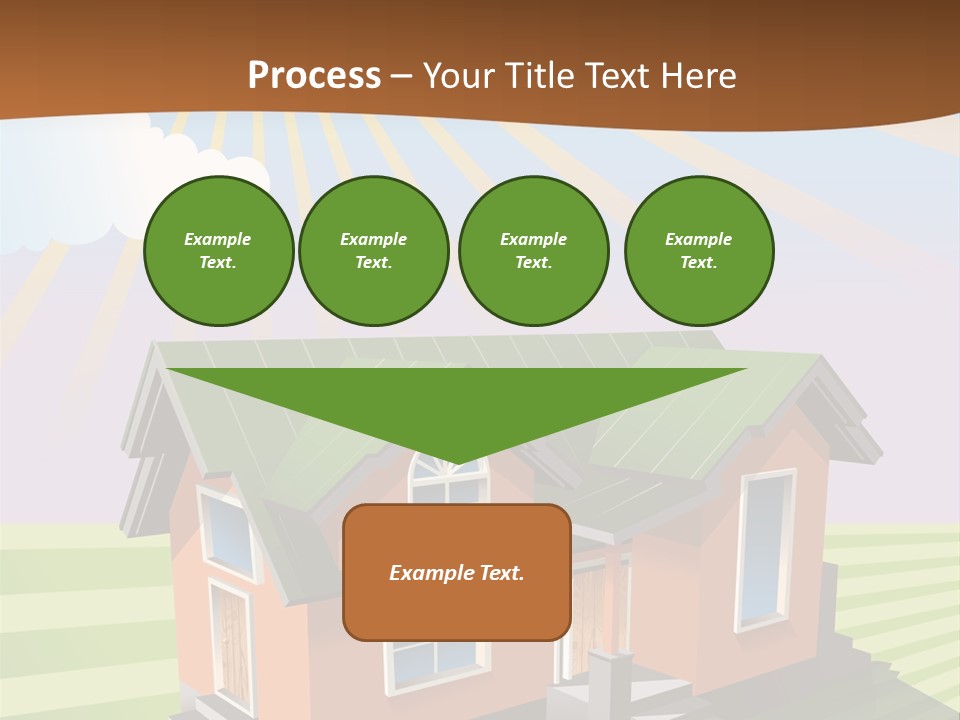 Construction Drawing Model PowerPoint Template