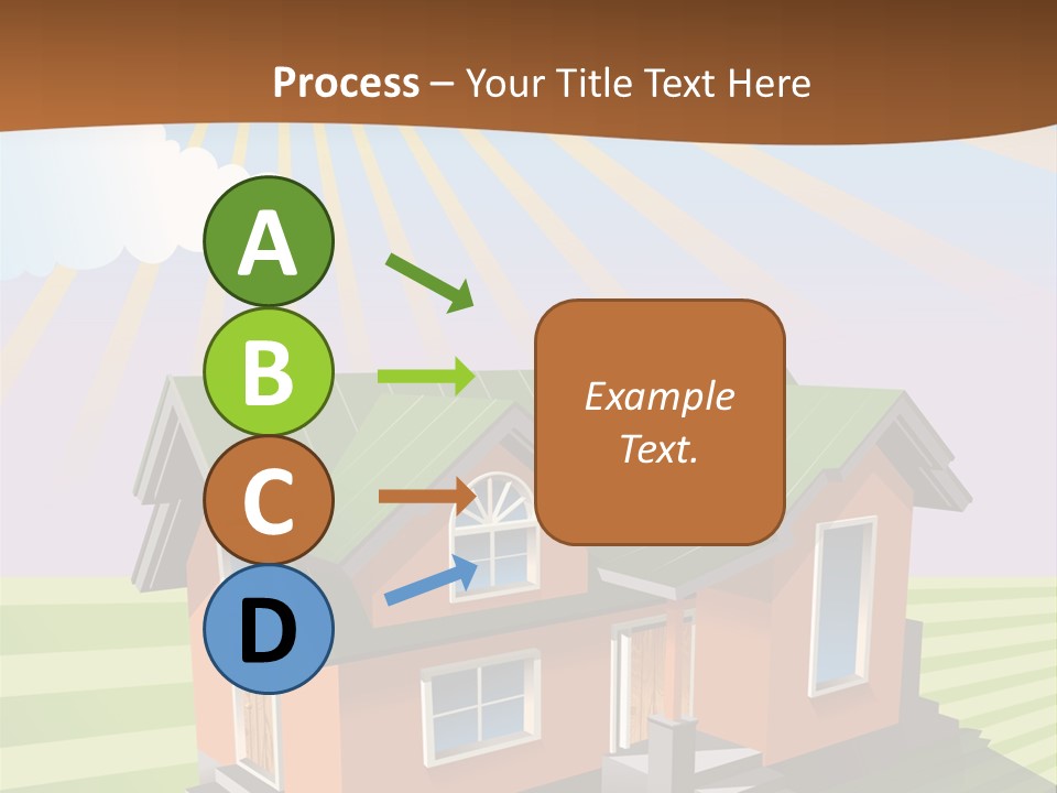 Construction Drawing Model PowerPoint Template