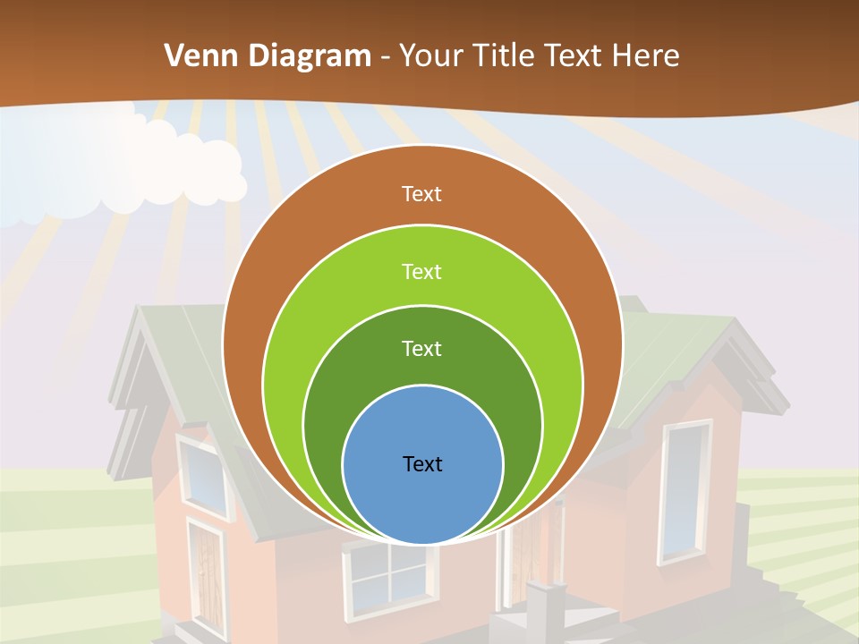 Construction Drawing Model PowerPoint Template