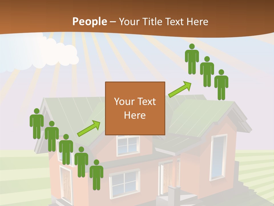 Construction Drawing Model PowerPoint Template