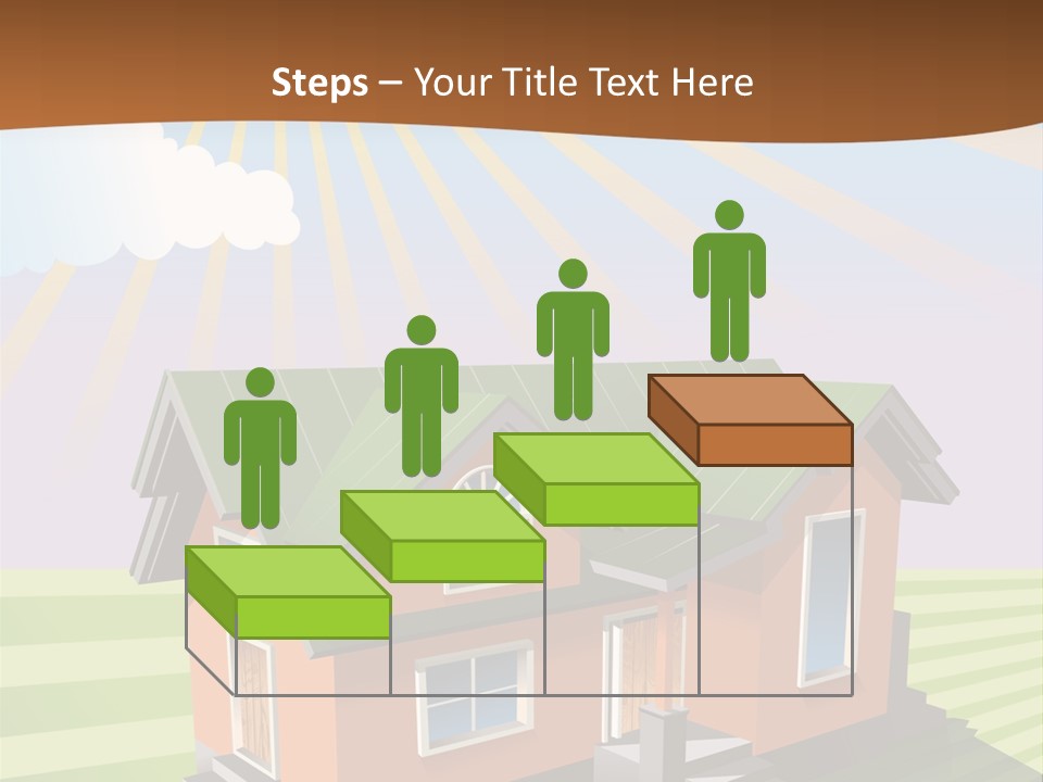 Construction Drawing Model PowerPoint Template