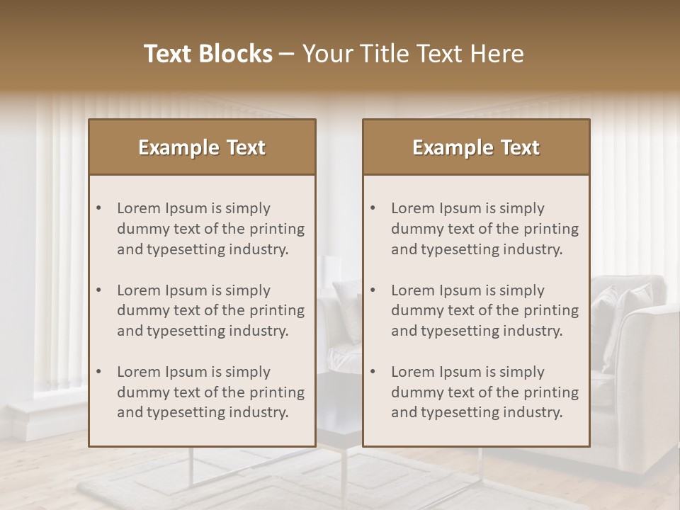 Hotel Thick Reading PowerPoint Template