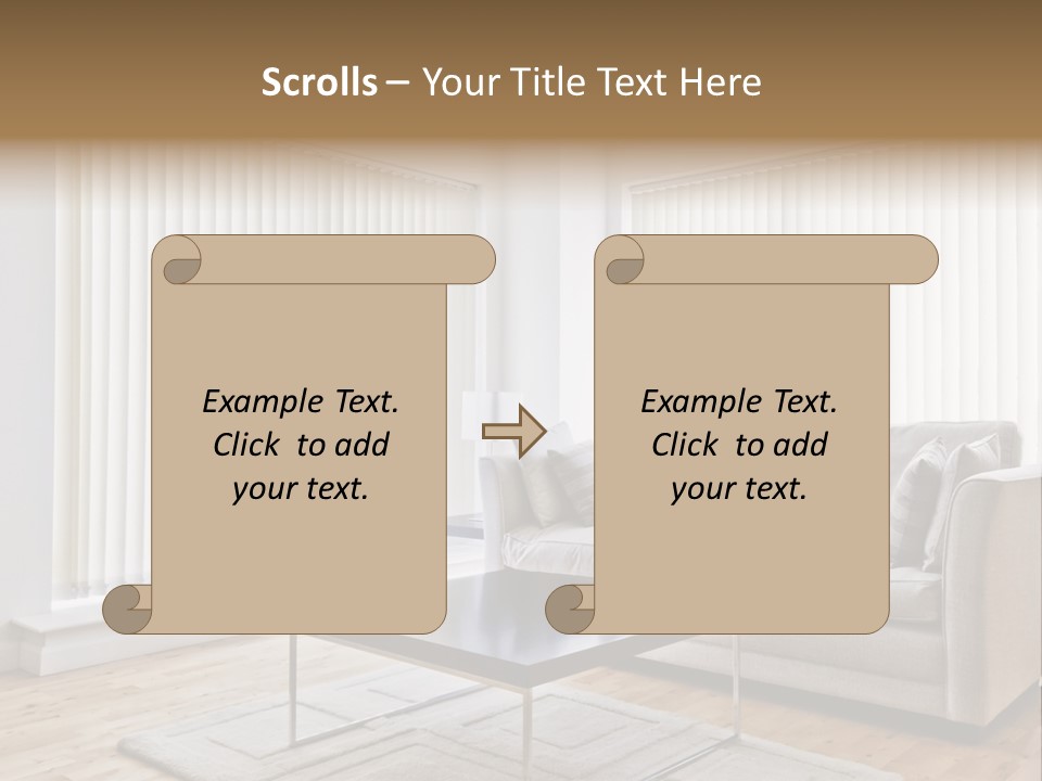 Hotel Thick Reading PowerPoint Template