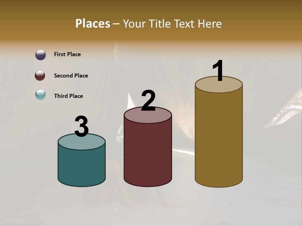 Edge Beach Beautiful PowerPoint Template