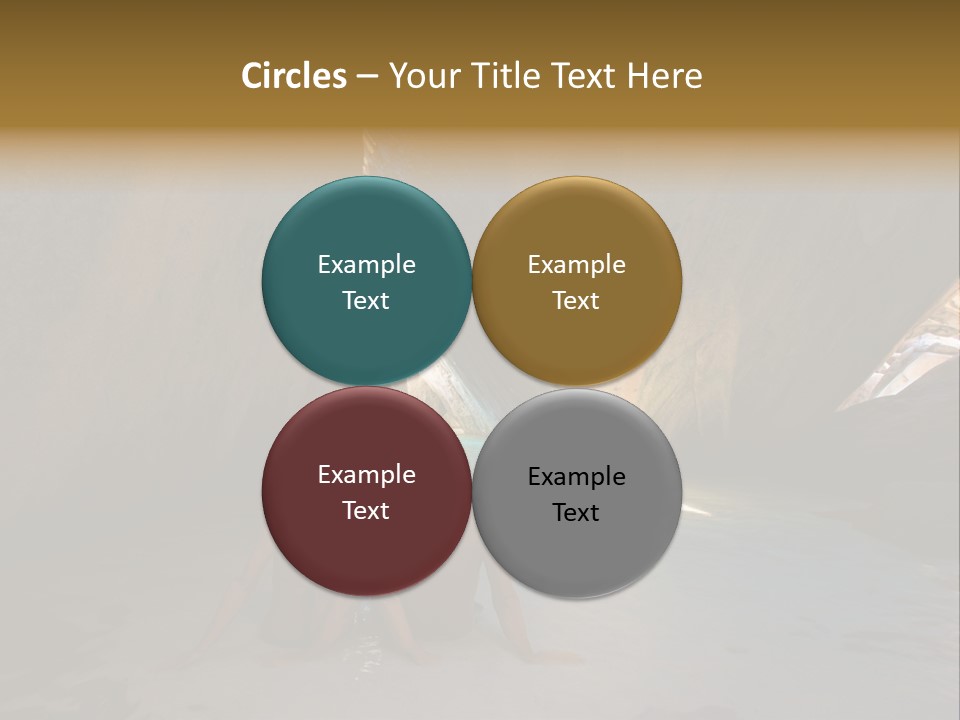 Edge Beach Beautiful PowerPoint Template