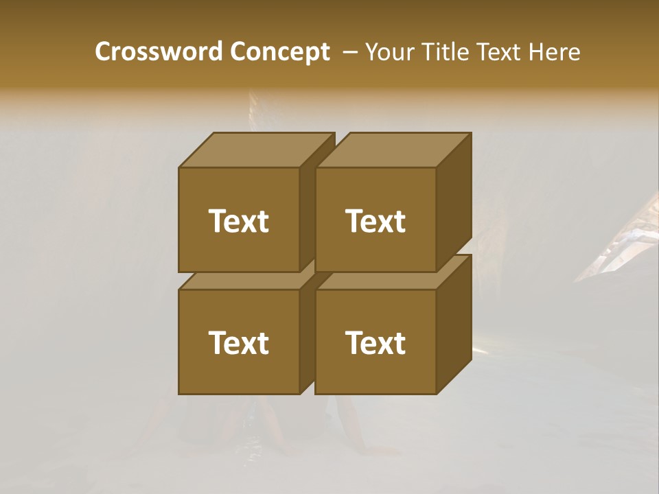 Edge Beach Beautiful PowerPoint Template