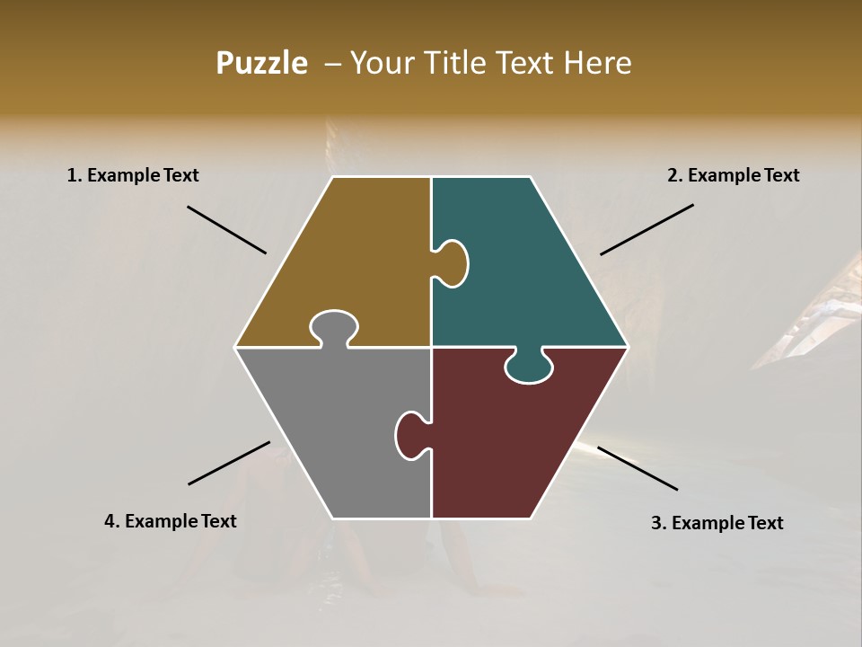 Edge Beach Beautiful PowerPoint Template