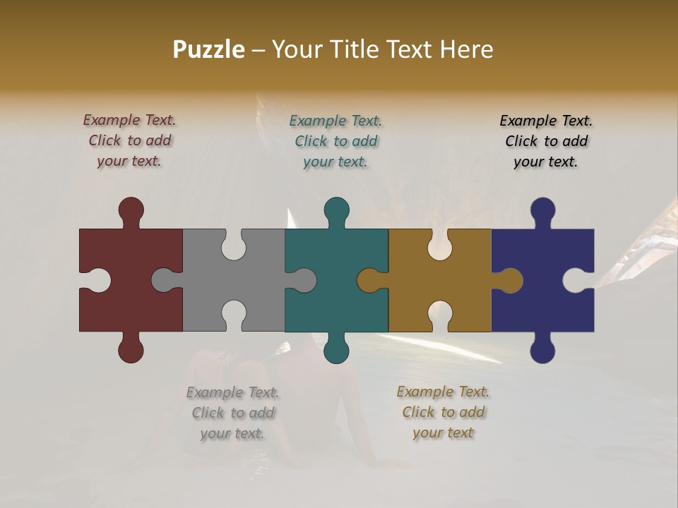 Edge Beach Beautiful PowerPoint Template