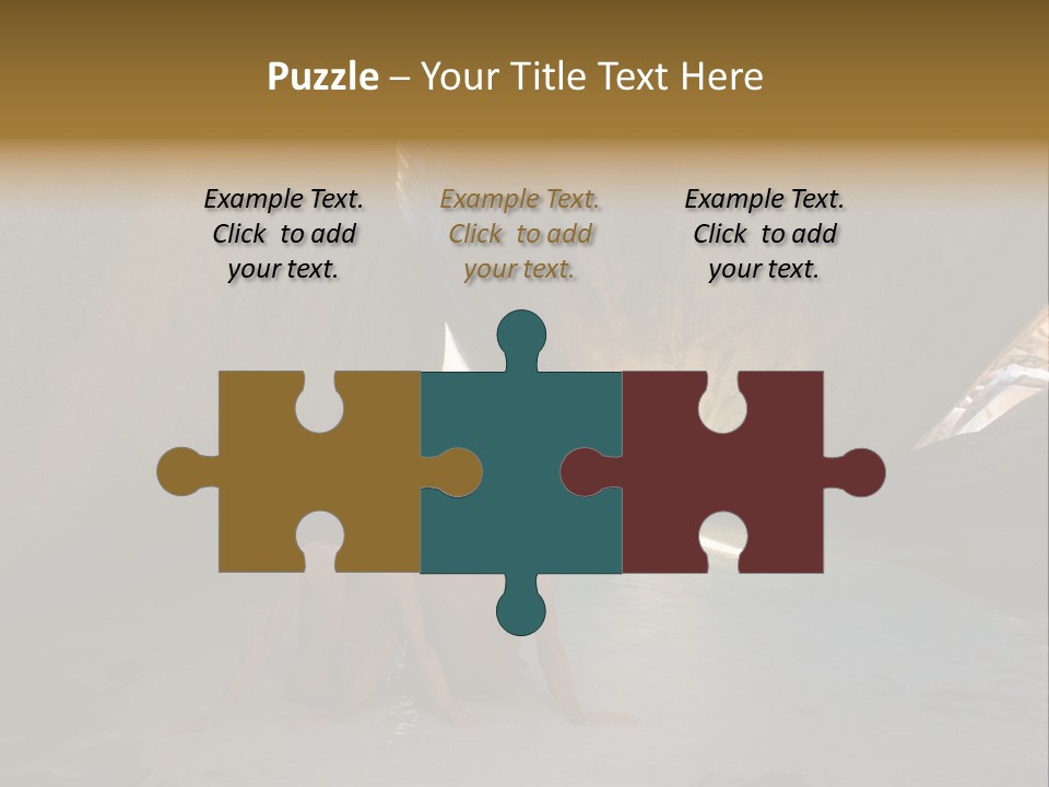 Edge Beach Beautiful PowerPoint Template