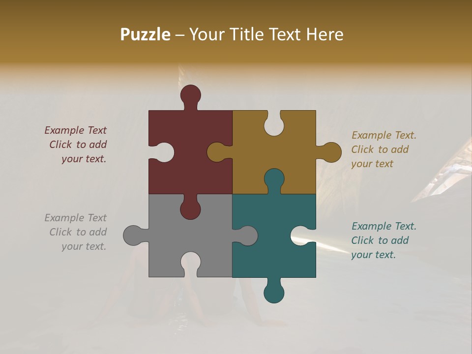 Edge Beach Beautiful PowerPoint Template