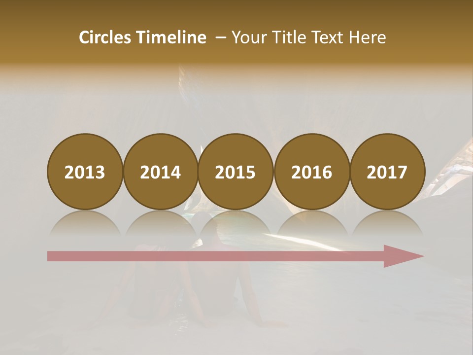 Edge Beach Beautiful PowerPoint Template