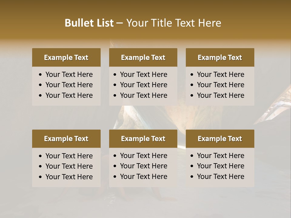 Edge Beach Beautiful PowerPoint Template