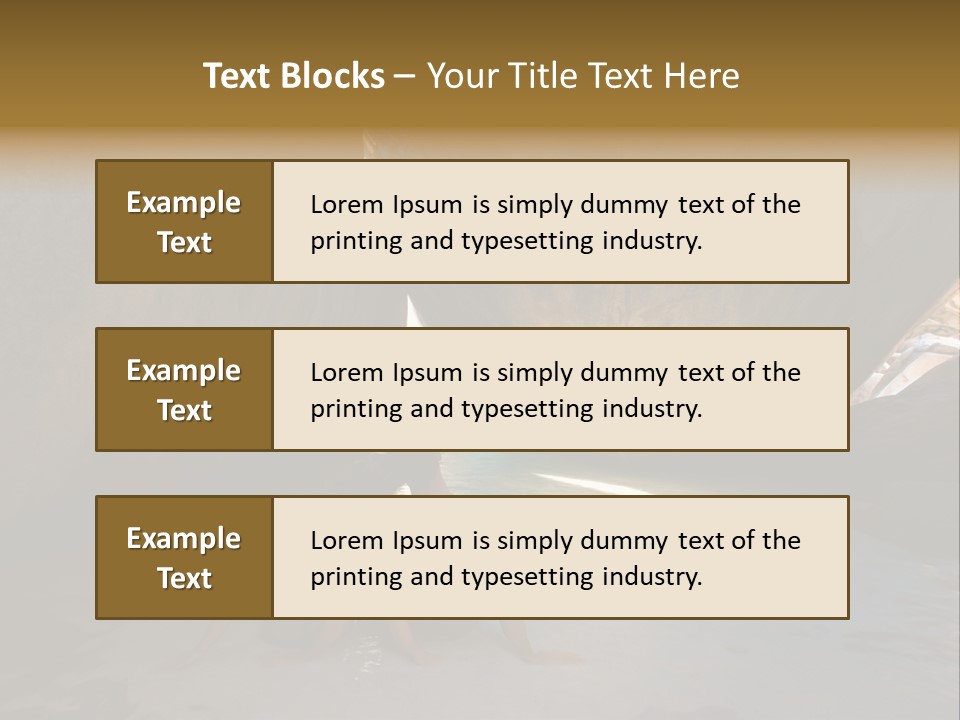 Edge Beach Beautiful PowerPoint Template