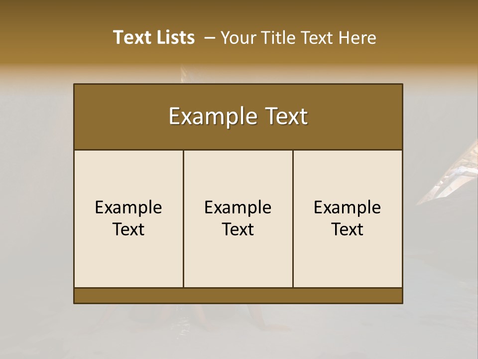Edge Beach Beautiful PowerPoint Template