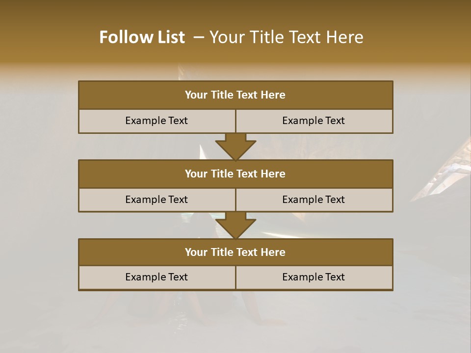 Edge Beach Beautiful PowerPoint Template