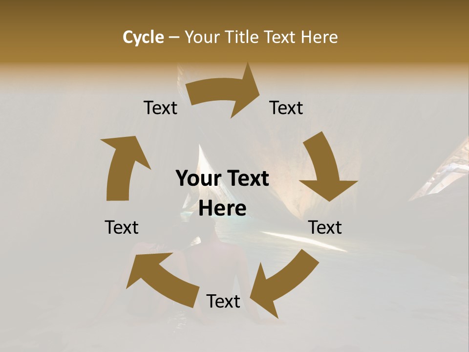 Edge Beach Beautiful PowerPoint Template