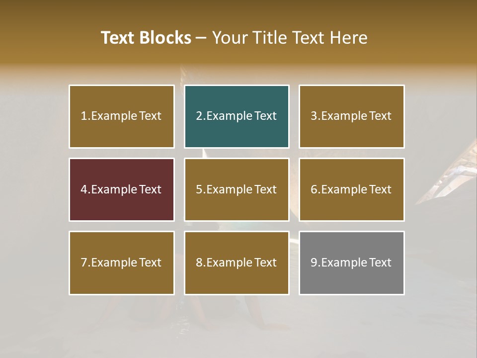 Edge Beach Beautiful PowerPoint Template