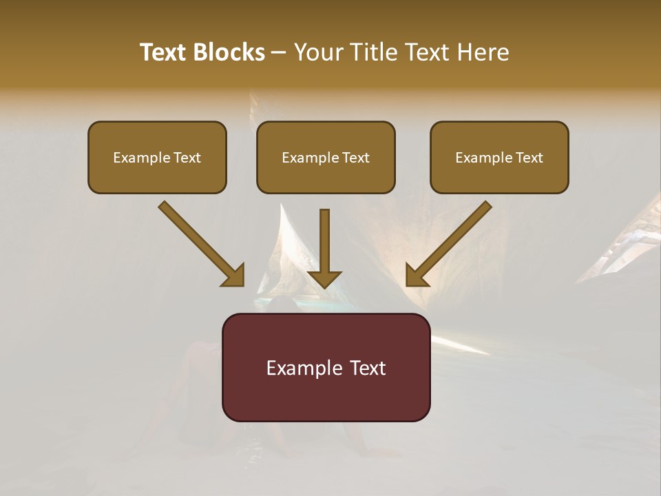 Edge Beach Beautiful PowerPoint Template