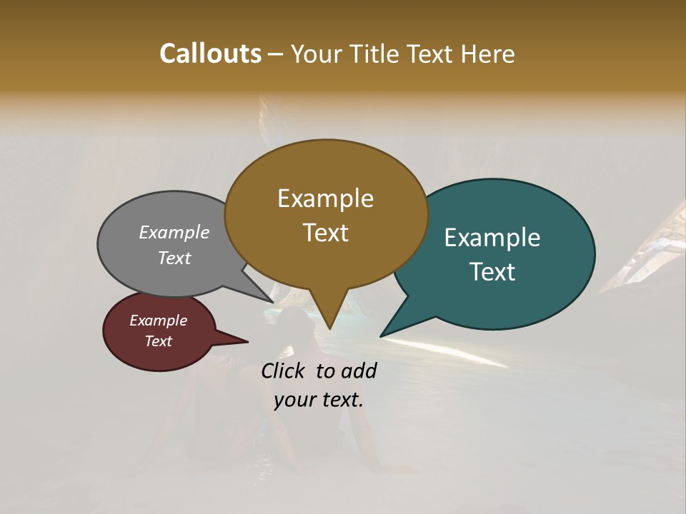 Edge Beach Beautiful PowerPoint Template