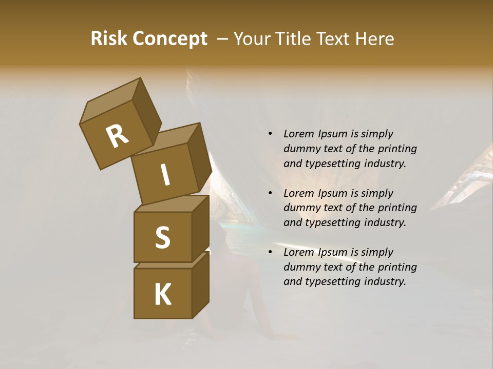 Edge Beach Beautiful PowerPoint Template