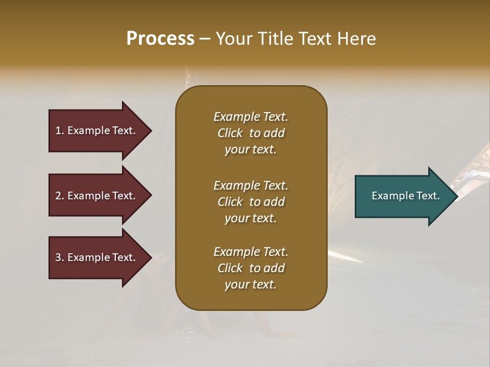 Edge Beach Beautiful PowerPoint Template