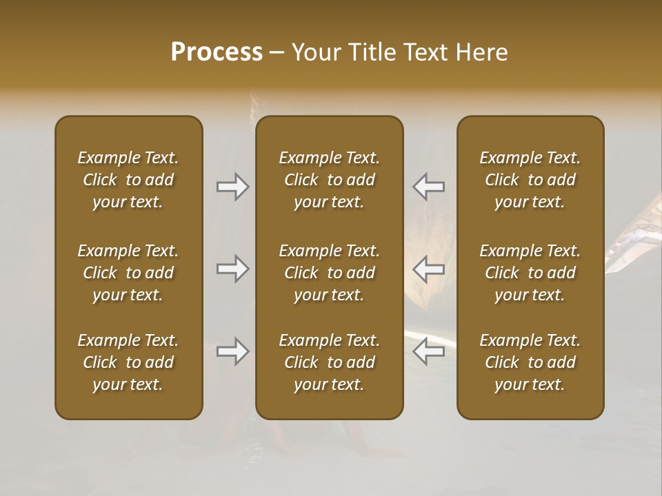 Edge Beach Beautiful PowerPoint Template