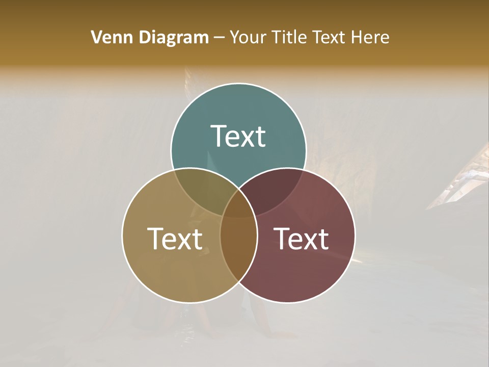 Edge Beach Beautiful PowerPoint Template