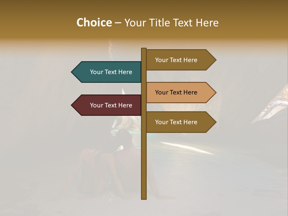 Edge Beach Beautiful PowerPoint Template