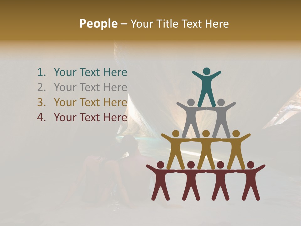 Edge Beach Beautiful PowerPoint Template