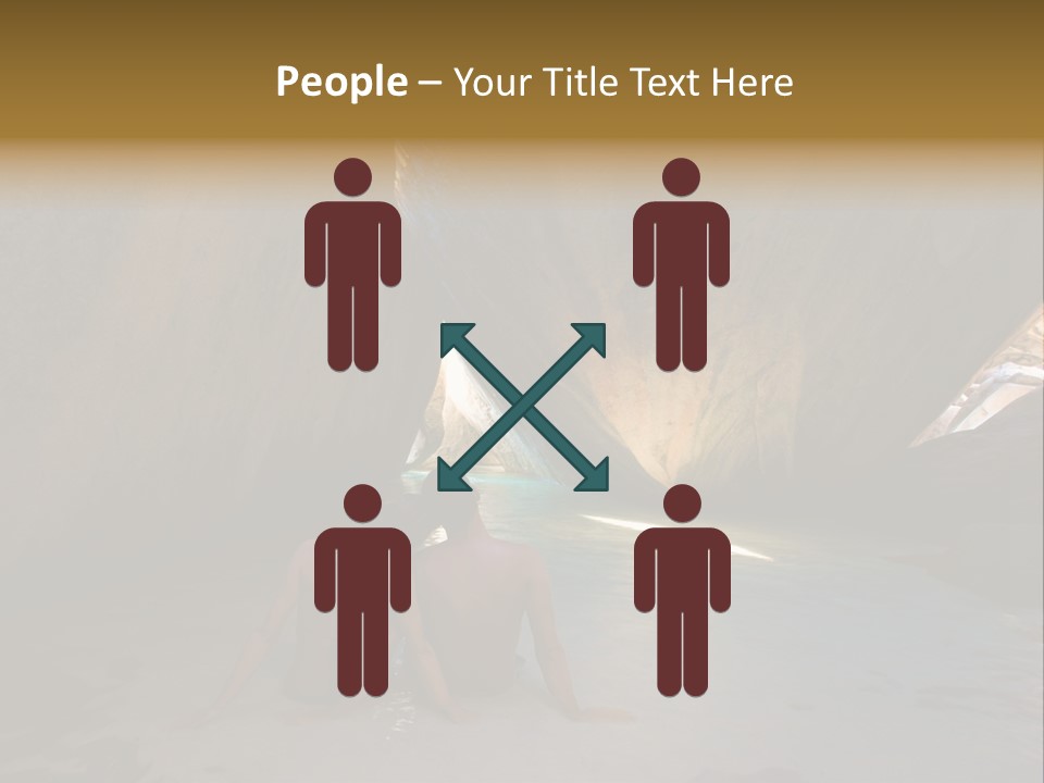 Edge Beach Beautiful PowerPoint Template