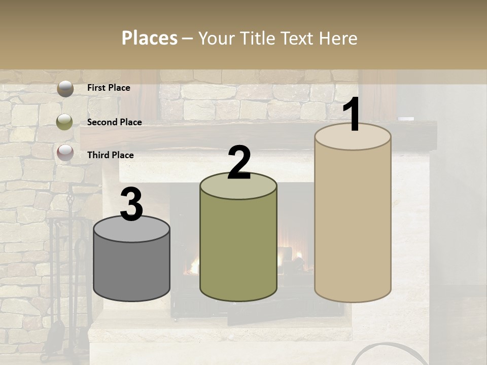 Fireplace Winter Warmth PowerPoint Template